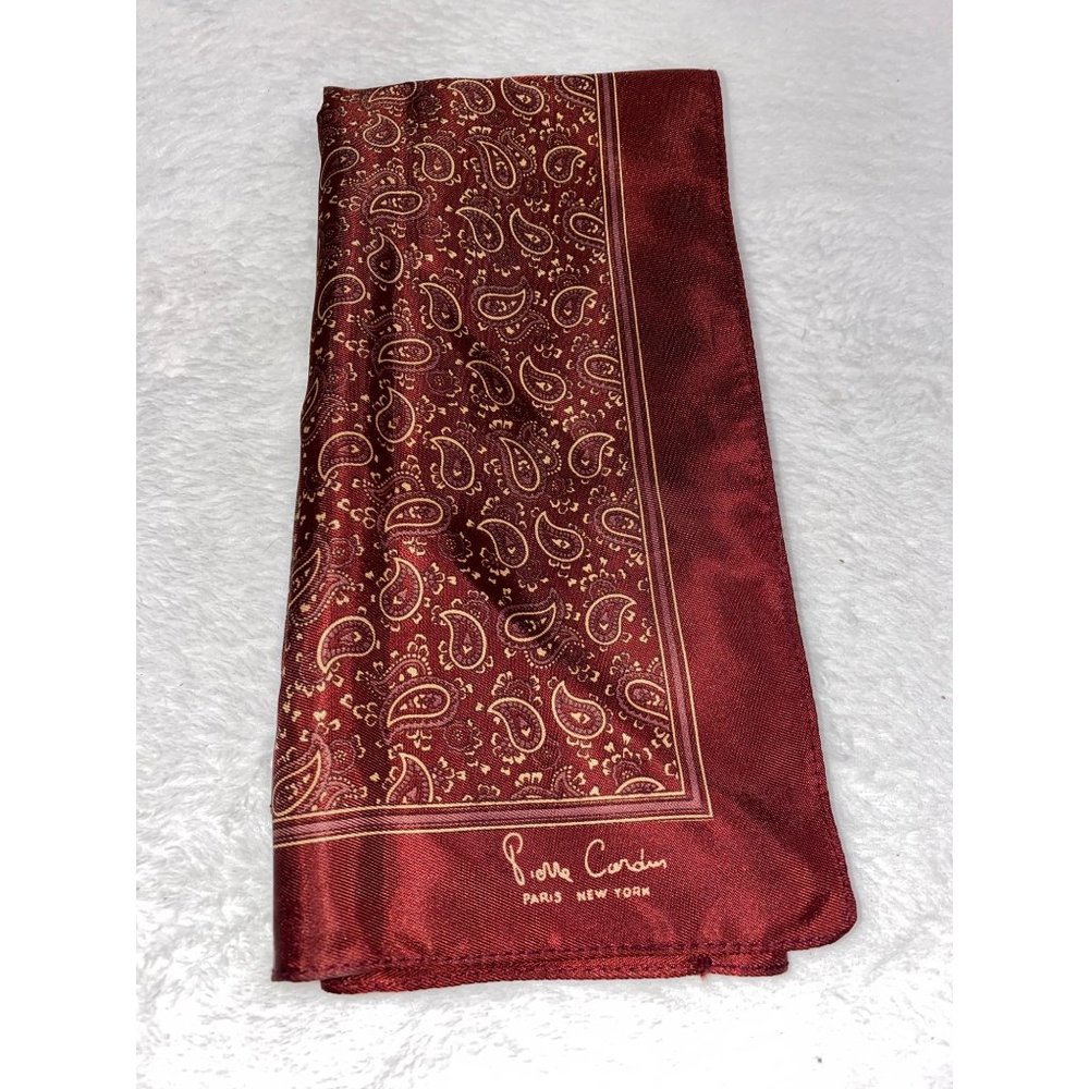 Pierre Cardman Men’s Pocket Paisley Scarf